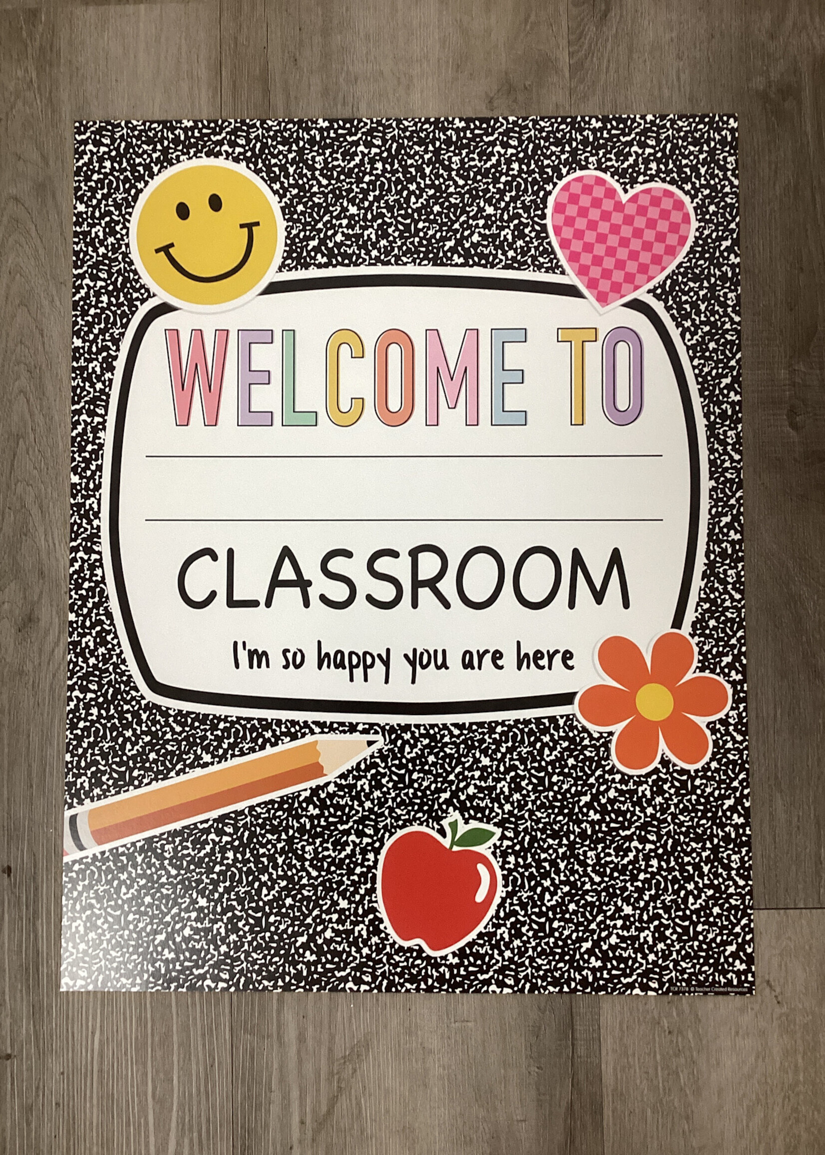 Cool for School Welcome Chart