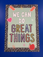 Cool for School We Can Do Great Things Positive Poster