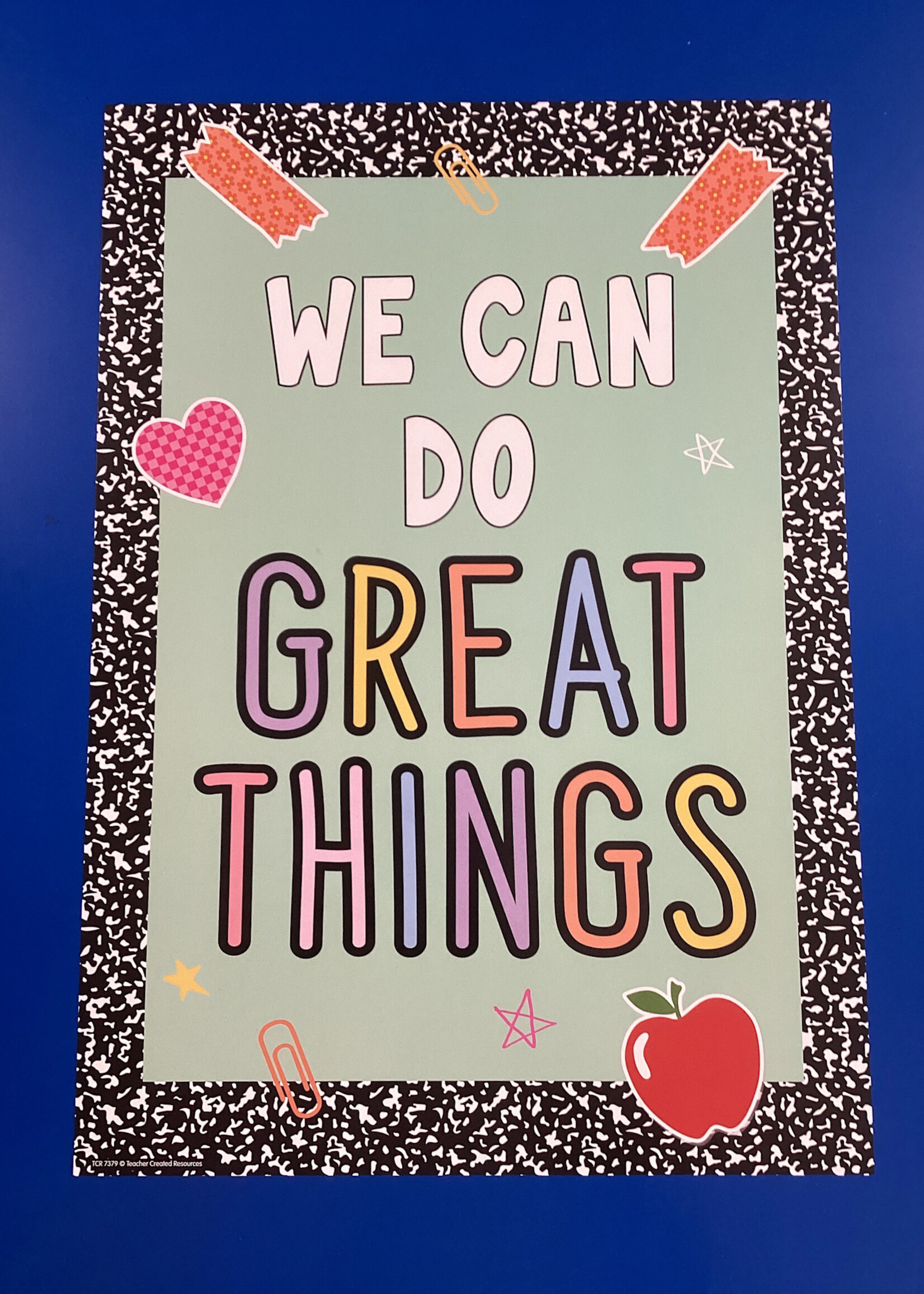 Cool for School We Can Do Great Things Positive Poster