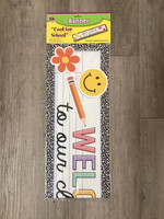 Cool for School Welcome to Our Classroom Banner