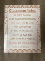 Terrazzo Tones Classroom Rules Chart