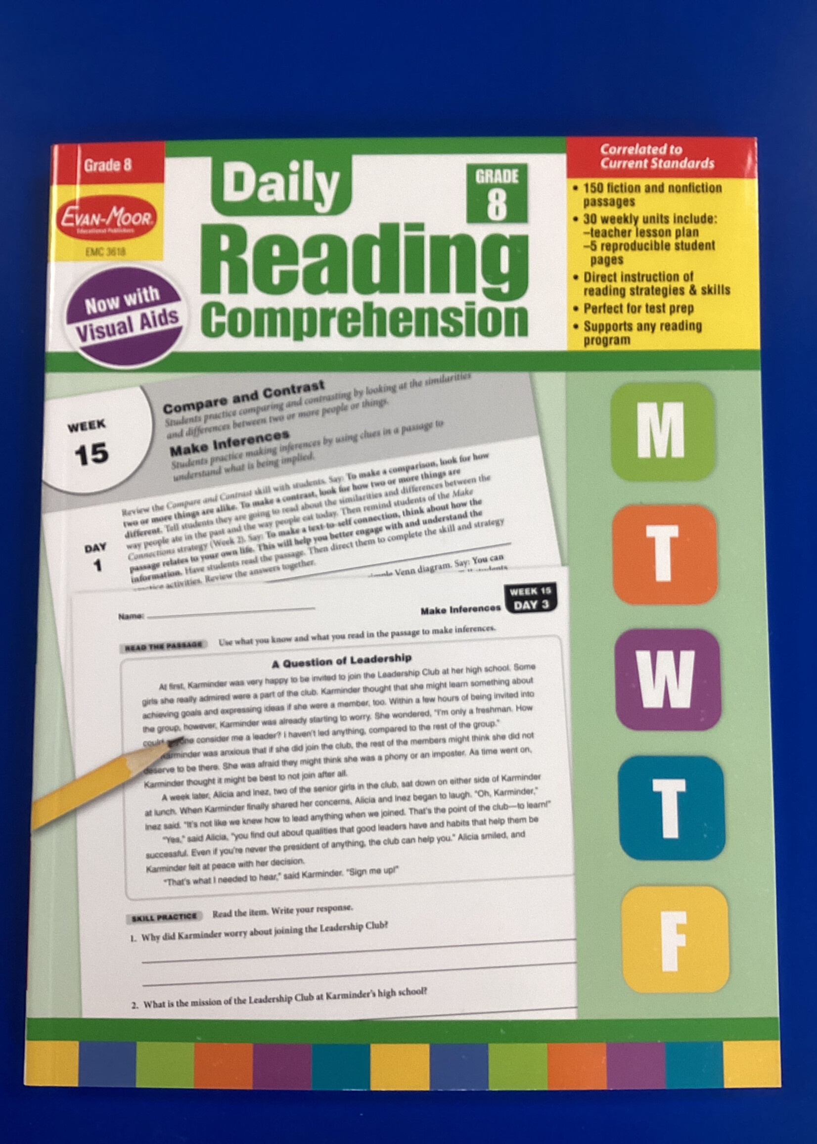 Daily Reading Comprehension Gr.8