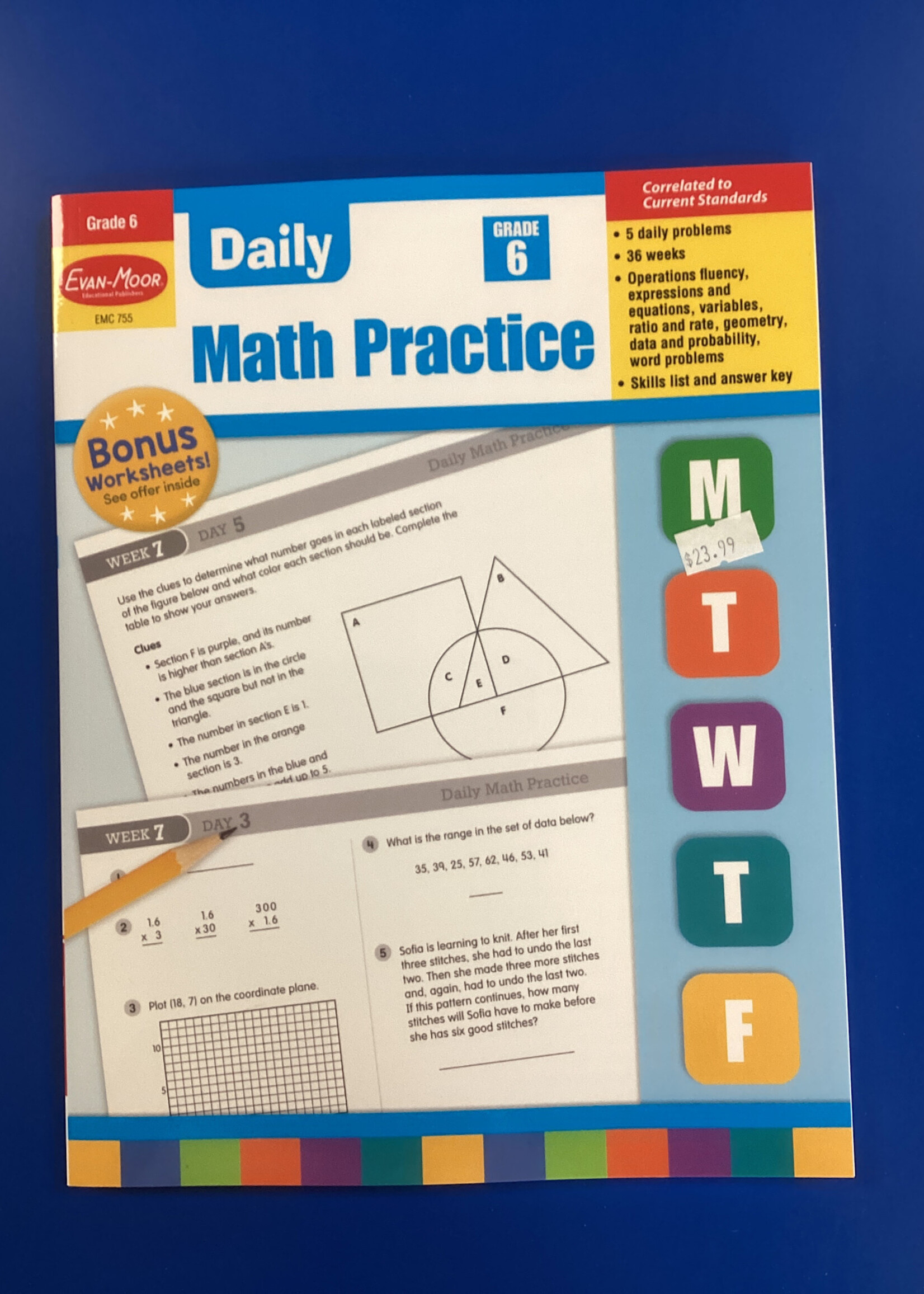 Daily Math Practice, Grade 6