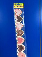 Frosted Heart Cookies Border 35’