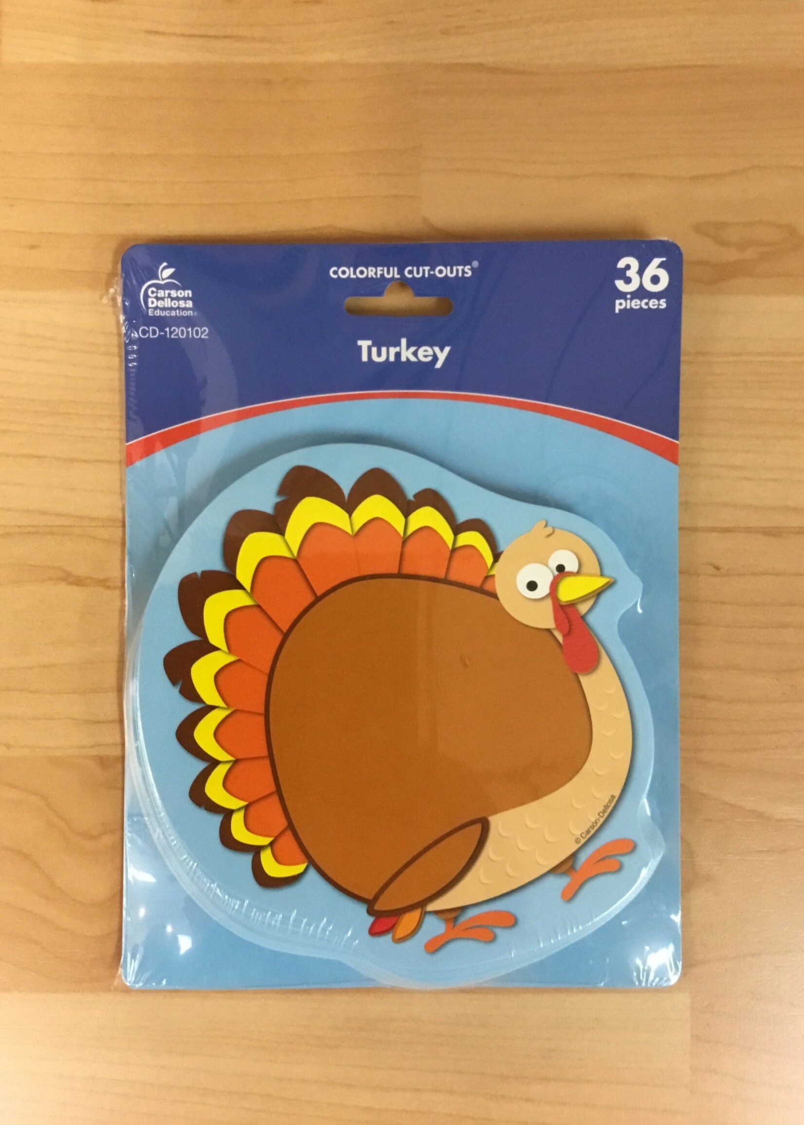 Turkey Cutouts 36pc