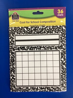 Cool For School Composition Mini Incentive Charts 36pk
