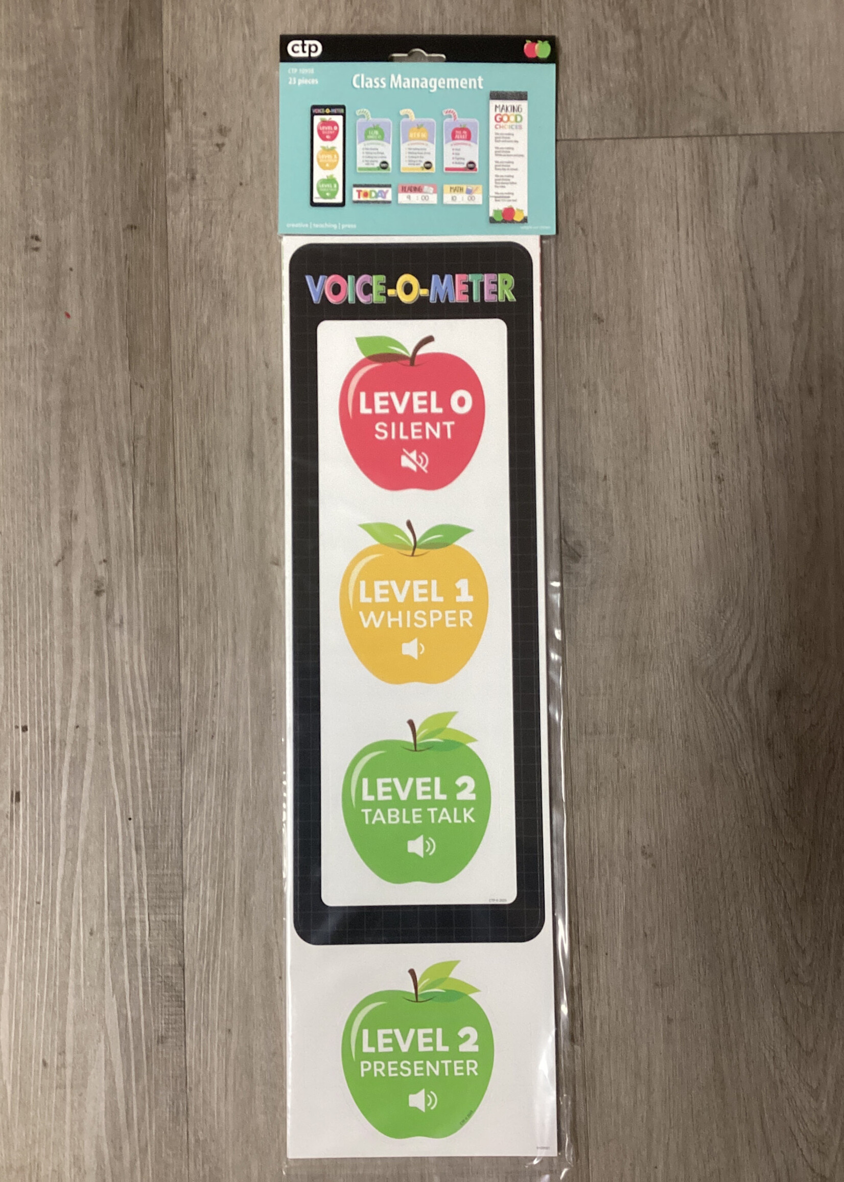 Apples Class Management Voice-O-Meter Mini Bulletin Board