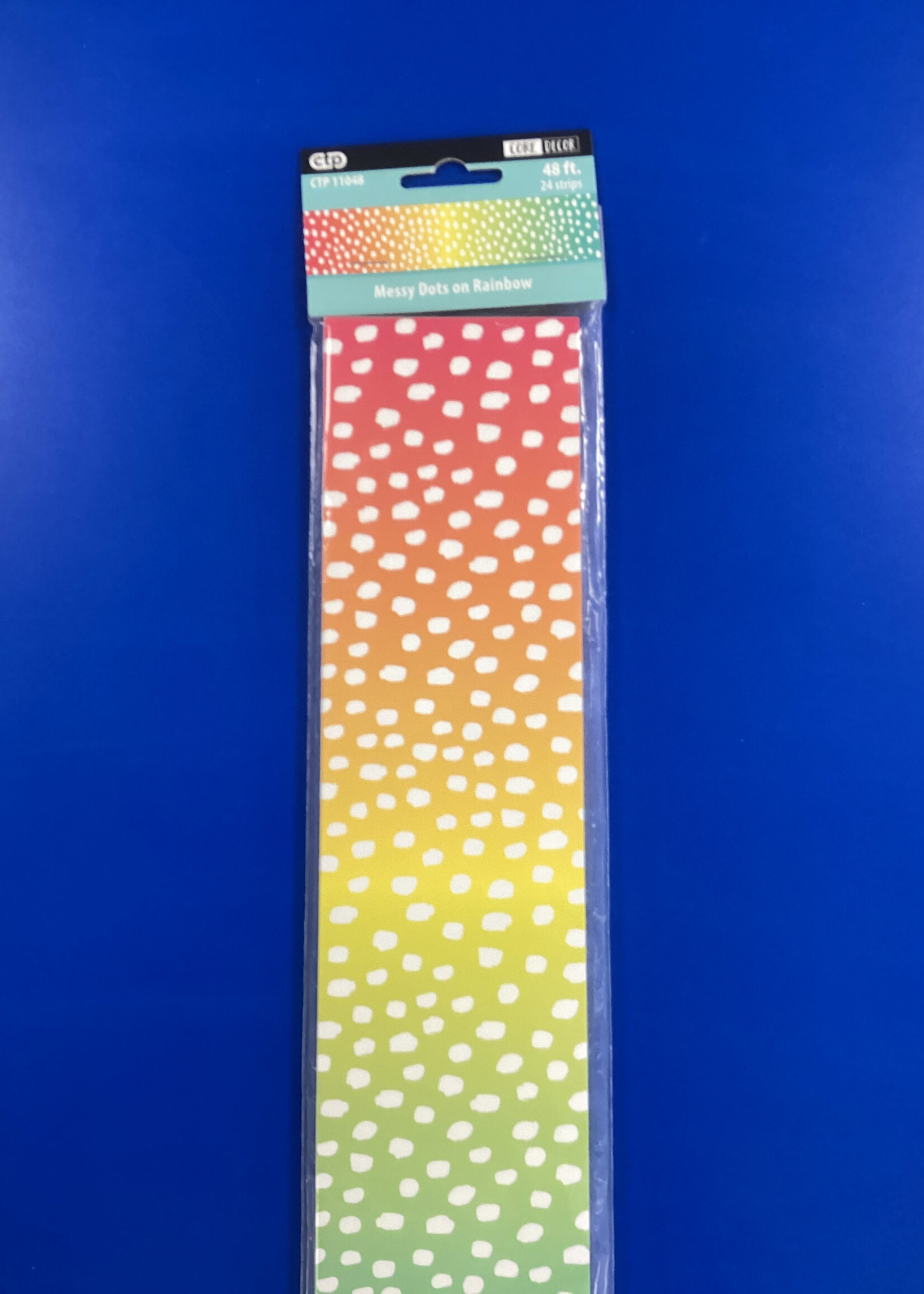 Messy Dots on Rainbow EZ Border 48'