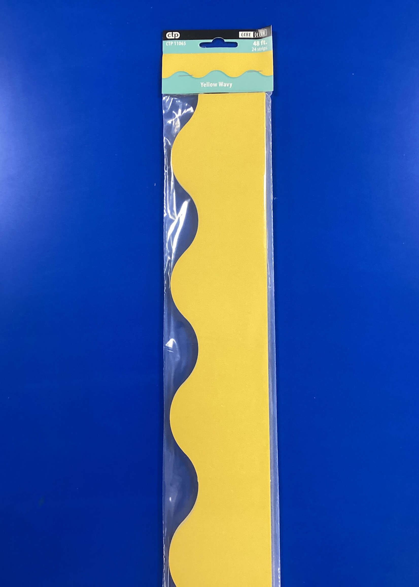 Yellow Wavy EZ Border 48'