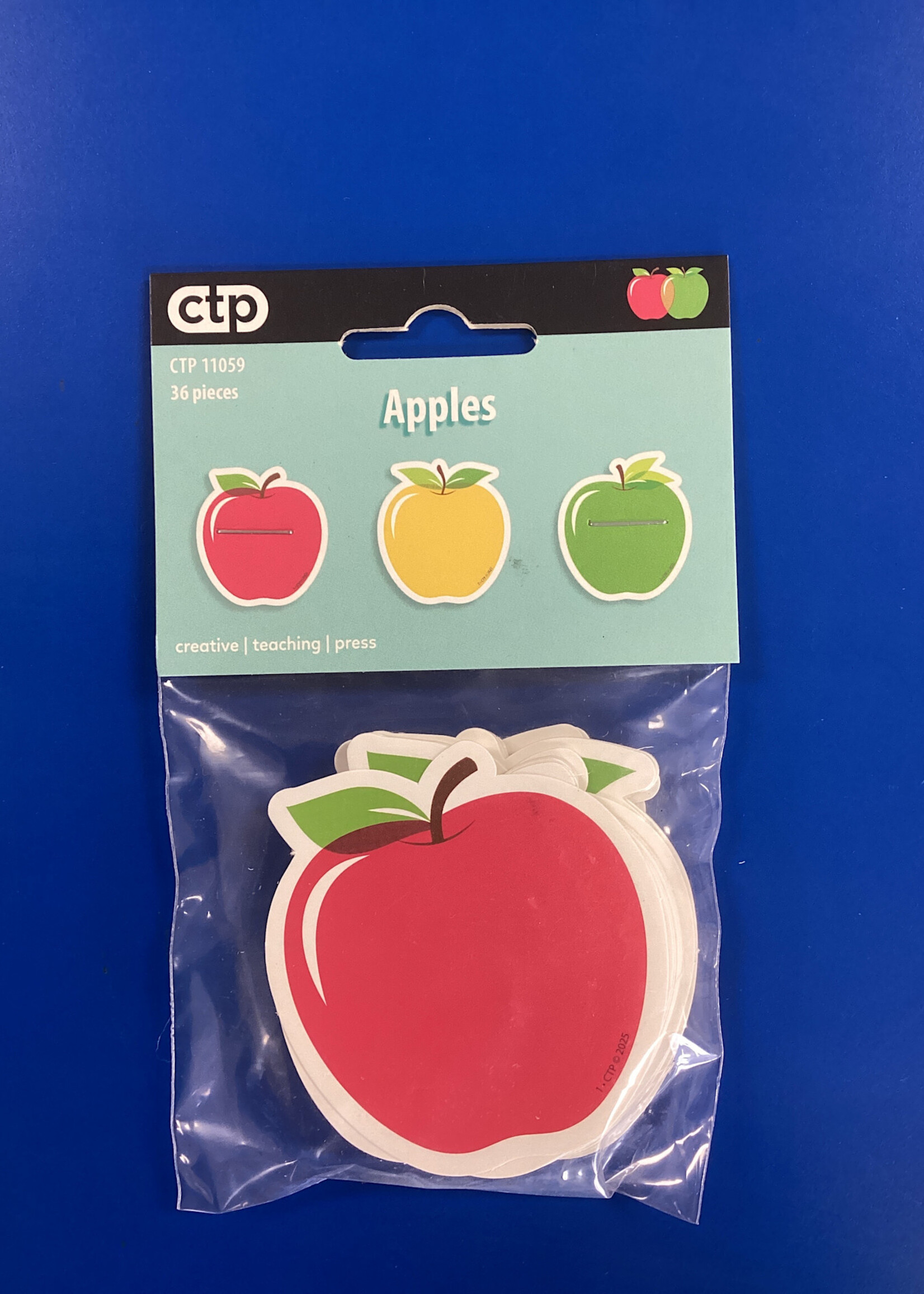 Apple Time Apples 3" Designer Cut-Outs 36pc