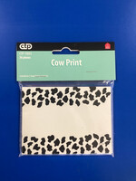 Farm Friends Cow Print Labels 36pc