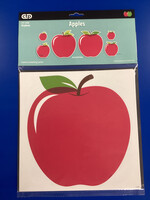 Apples XL & Asst Sizes Cutouts 36pc