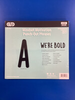Mindset Motivation Punch-Out Phrases Letters 219pc