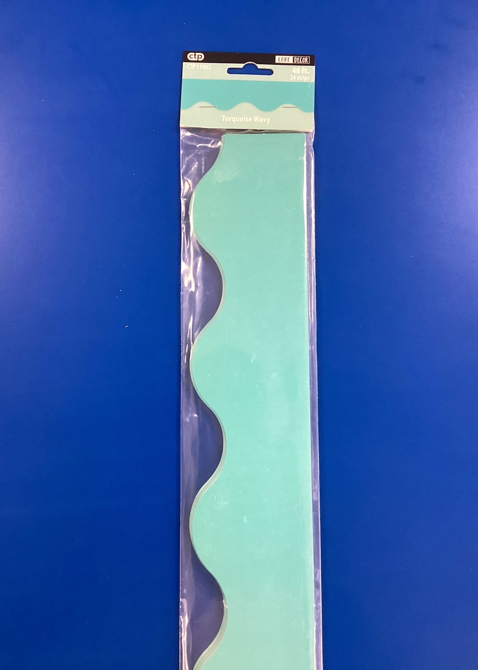 Turquoise Wavy EZ Border 48’