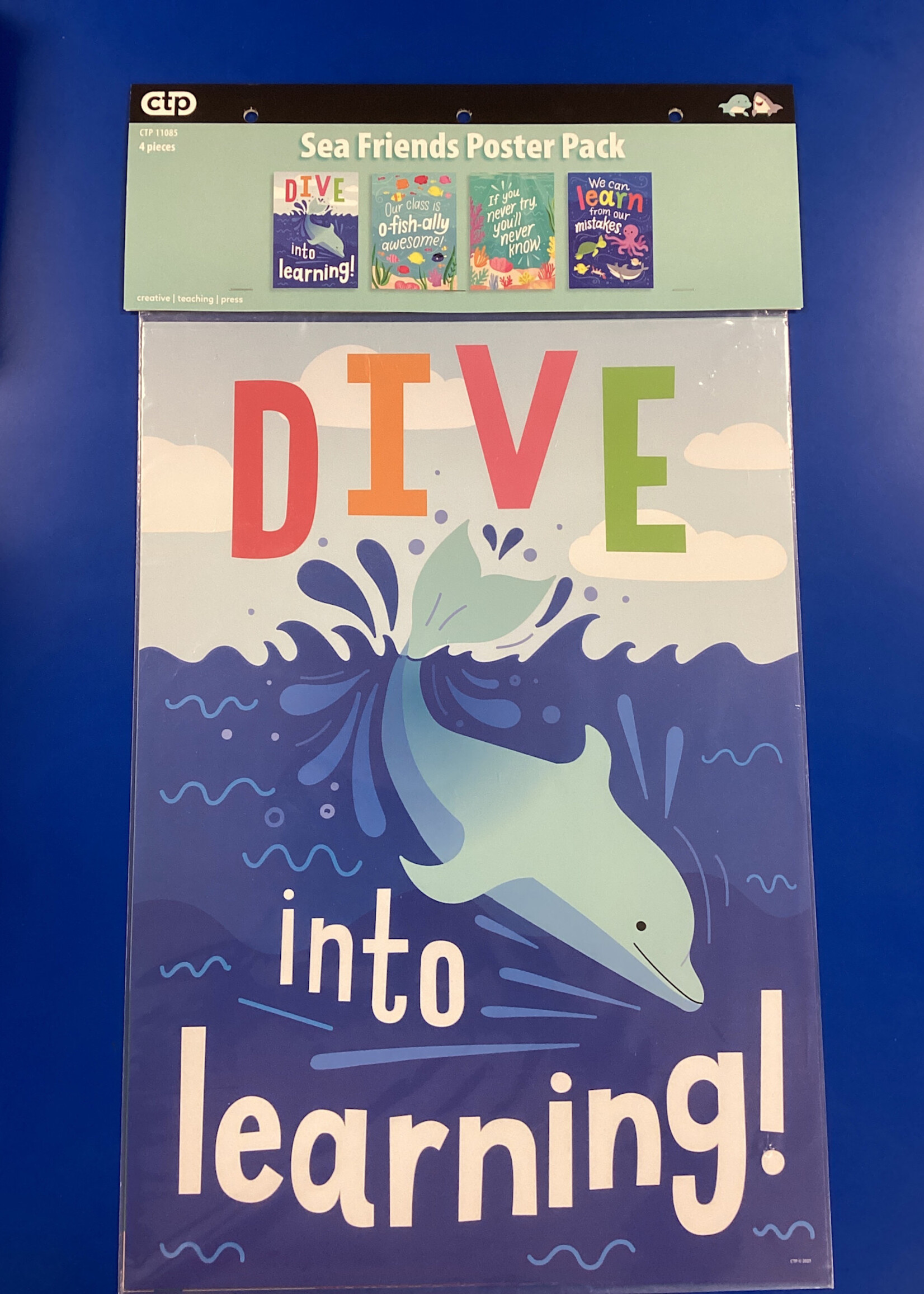 Sea Friends Inspire U 4-Poster Pack