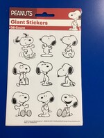 Peanuts Snoopy Giant Stickers 36pc