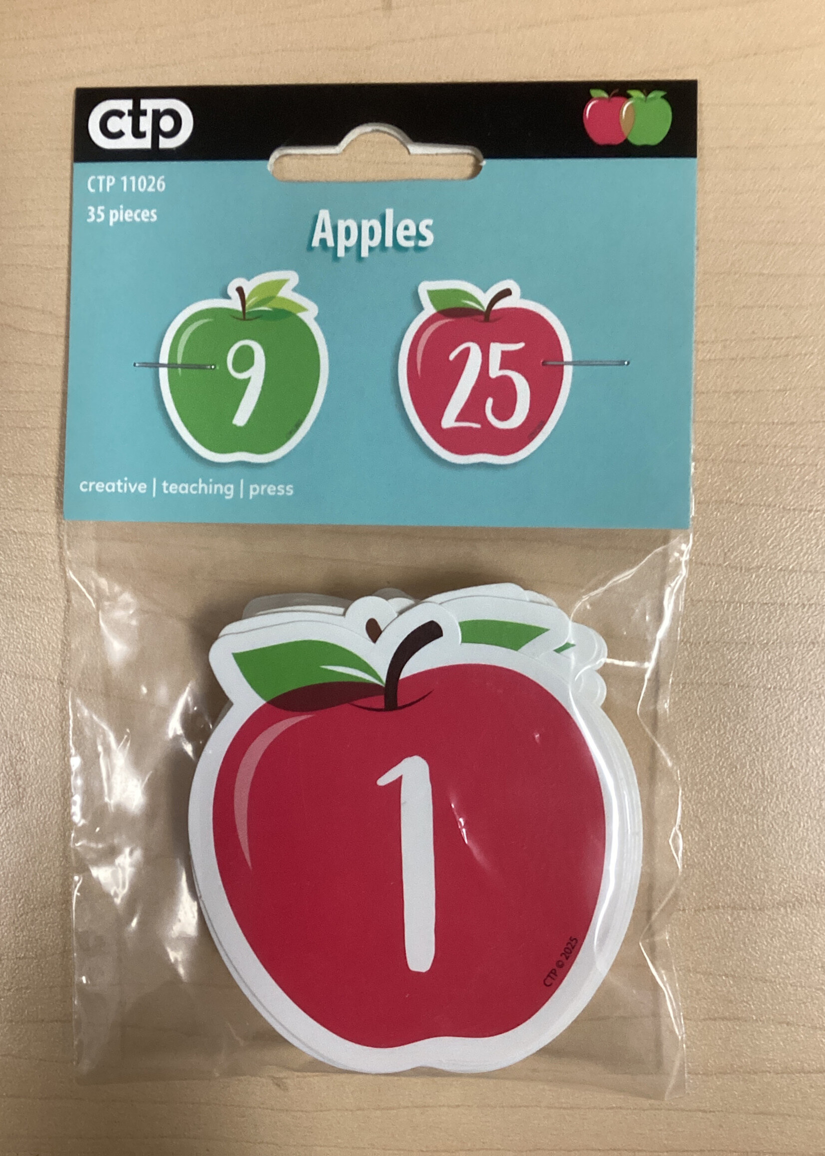 Apple Time Apples Calendar Days 35pc