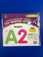 Brights 4" Classic Self-Adhesive Letters Uppercase 108pc