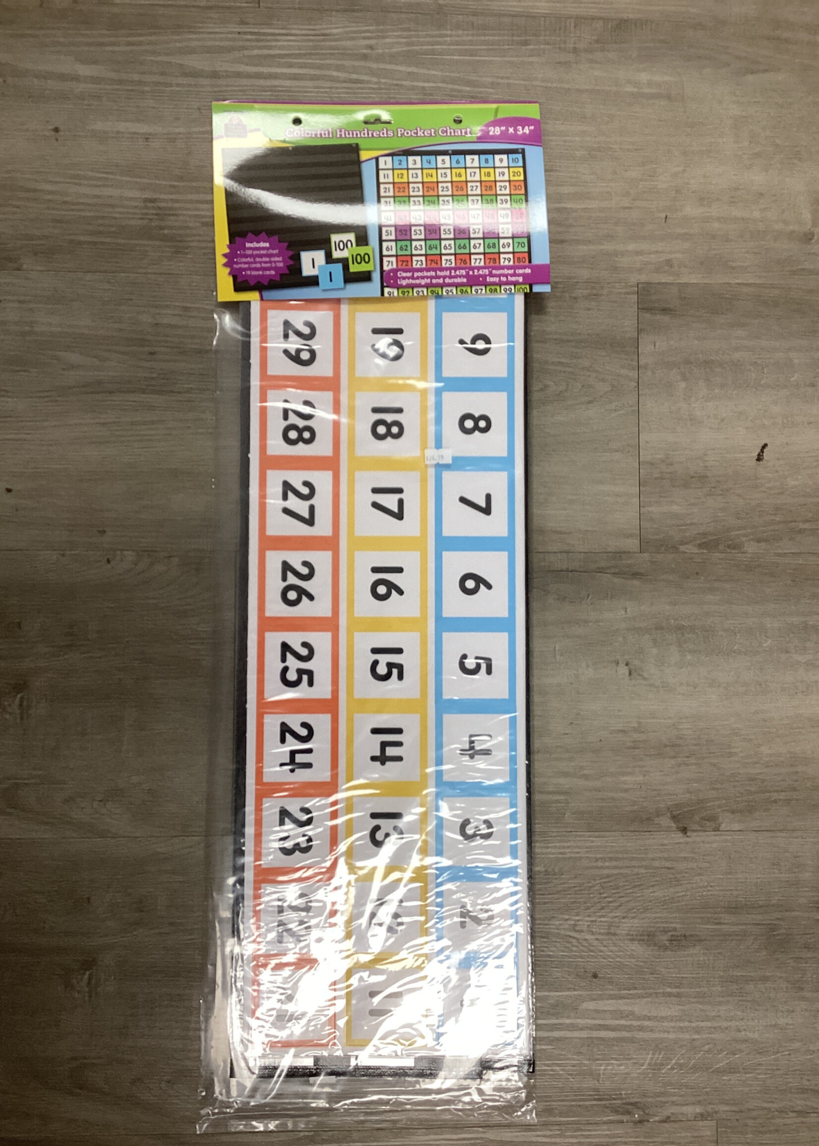 Colorful Hundreds Pocket Chart