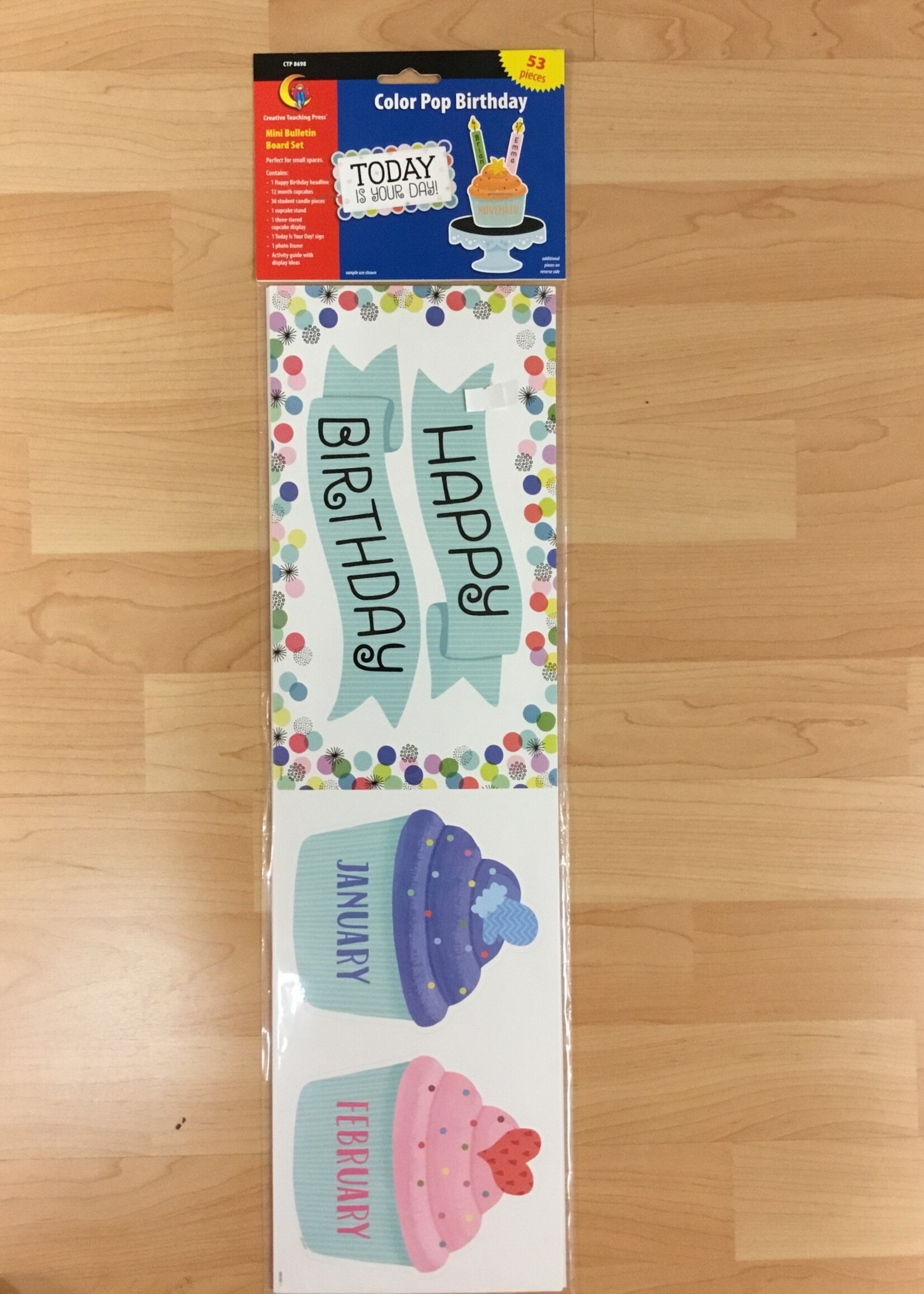 Color Pop Birthday Mini Bulletin Board