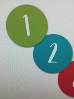 Core Decor Multicolored Calendar Days
