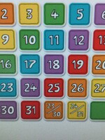 Colorful Calendar Days