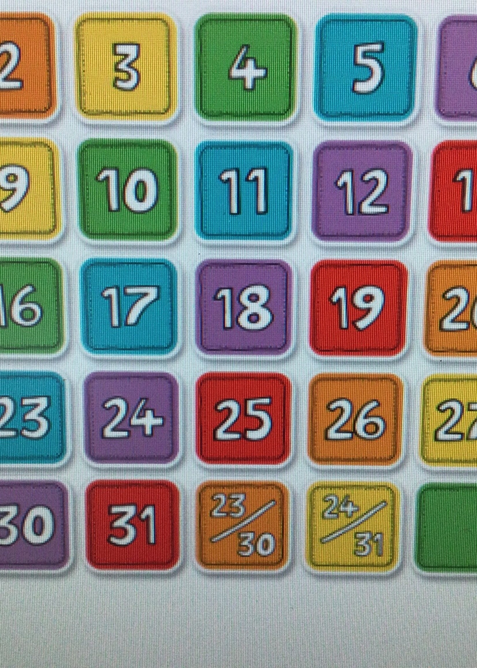 Colorful Calendar Days