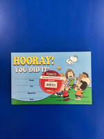 Peanuts Hooray! You Did It! Awards 36pk