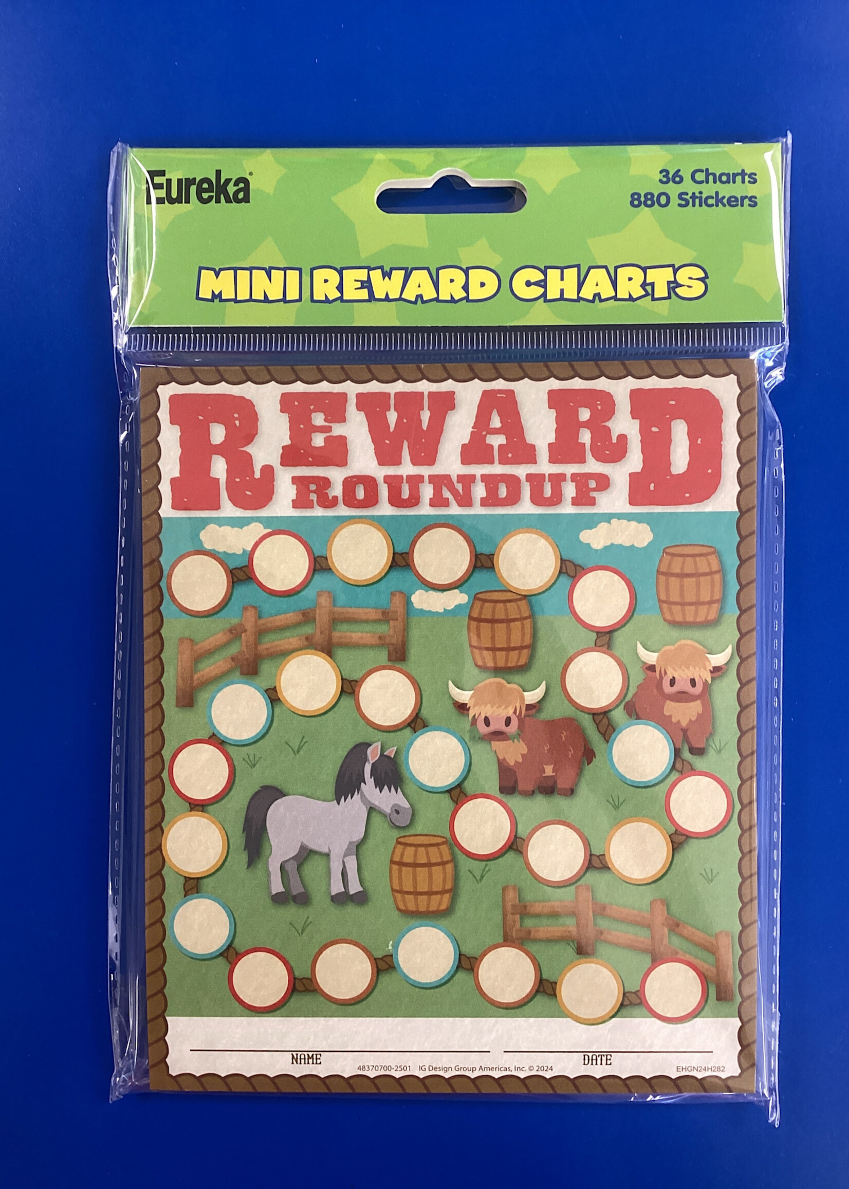 Wild Wild Classroom Reward Roundup Mini Incentive Charts 36pk