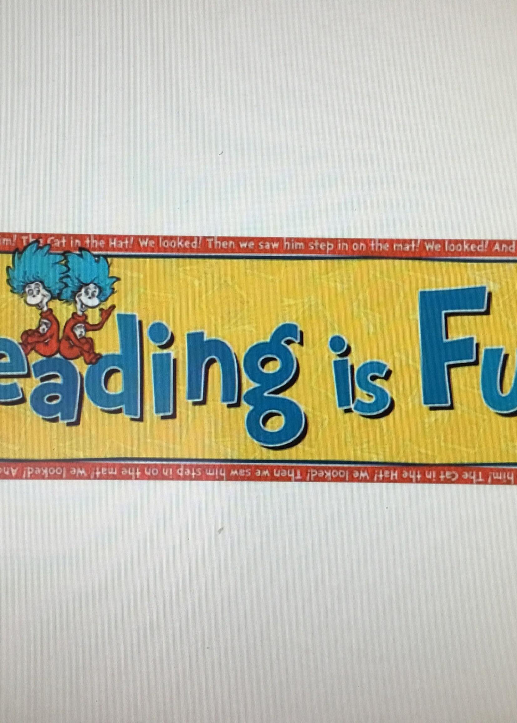 Cat in the Hat Reading Banner