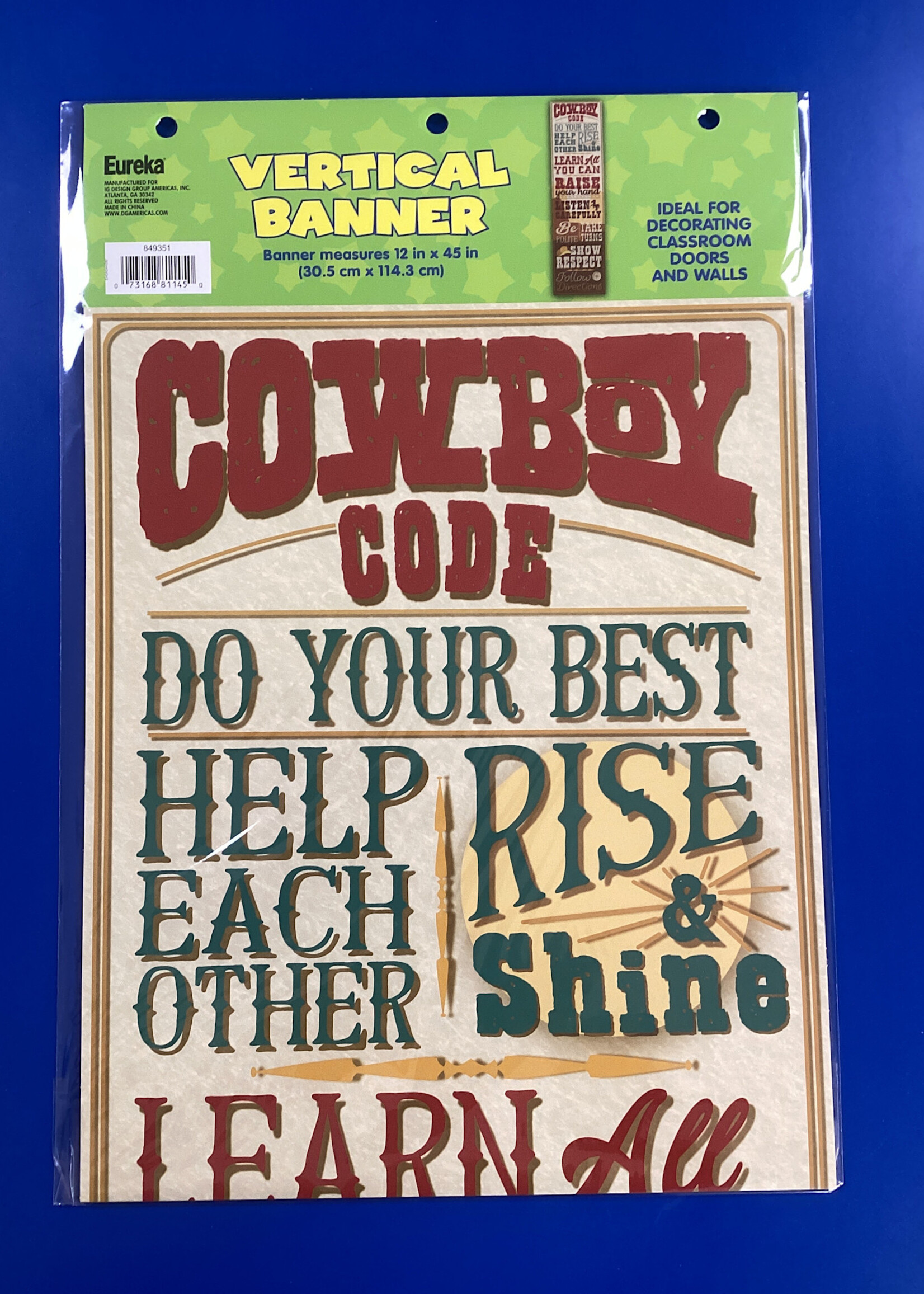 Wild Wild Classroom Cowboy Code Banner