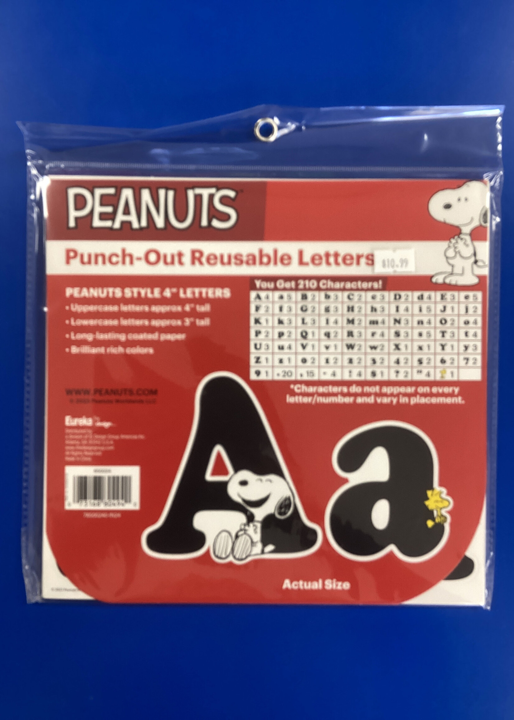 Peanuts Deco Letters 210pc