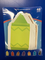 Chunky Crayons Cutouts 48pc