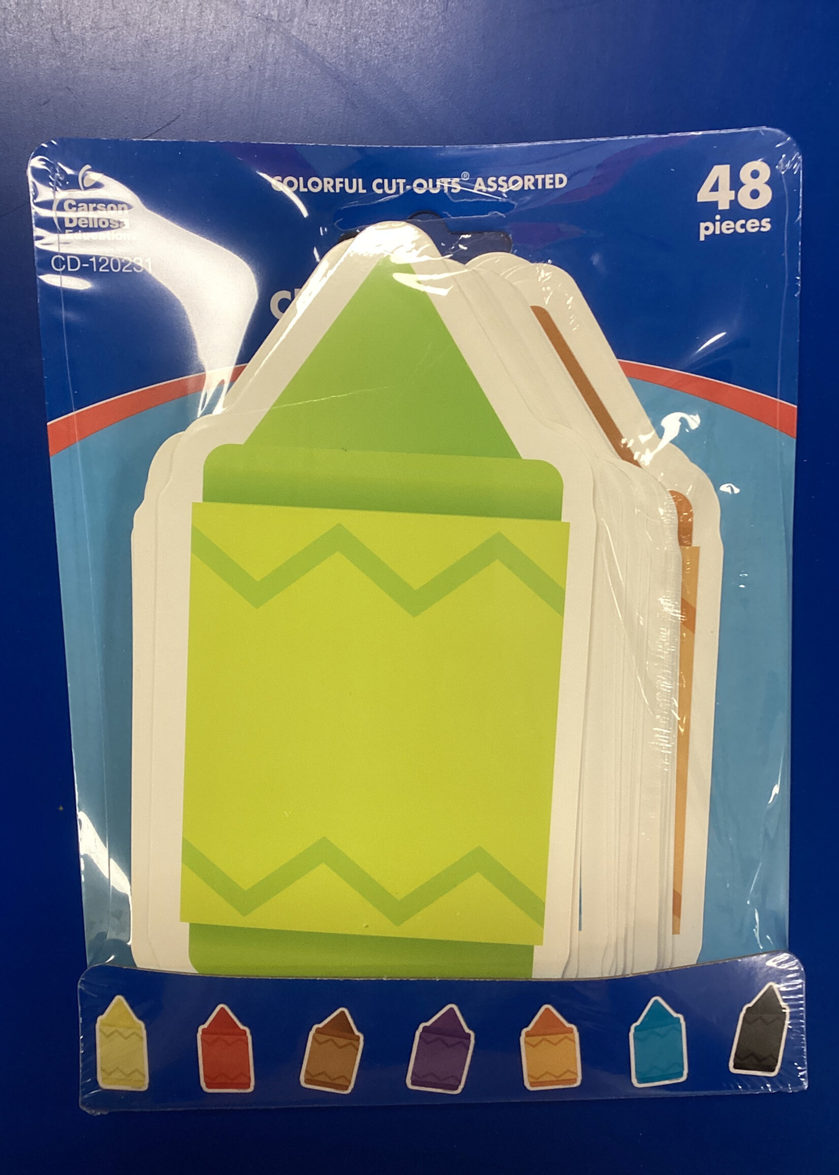 Chunky Crayons Cutouts 48pc