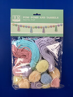 Pastel Pop Pom-Poms and Tassels 60"