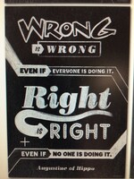 Wrong is Wrong Poster