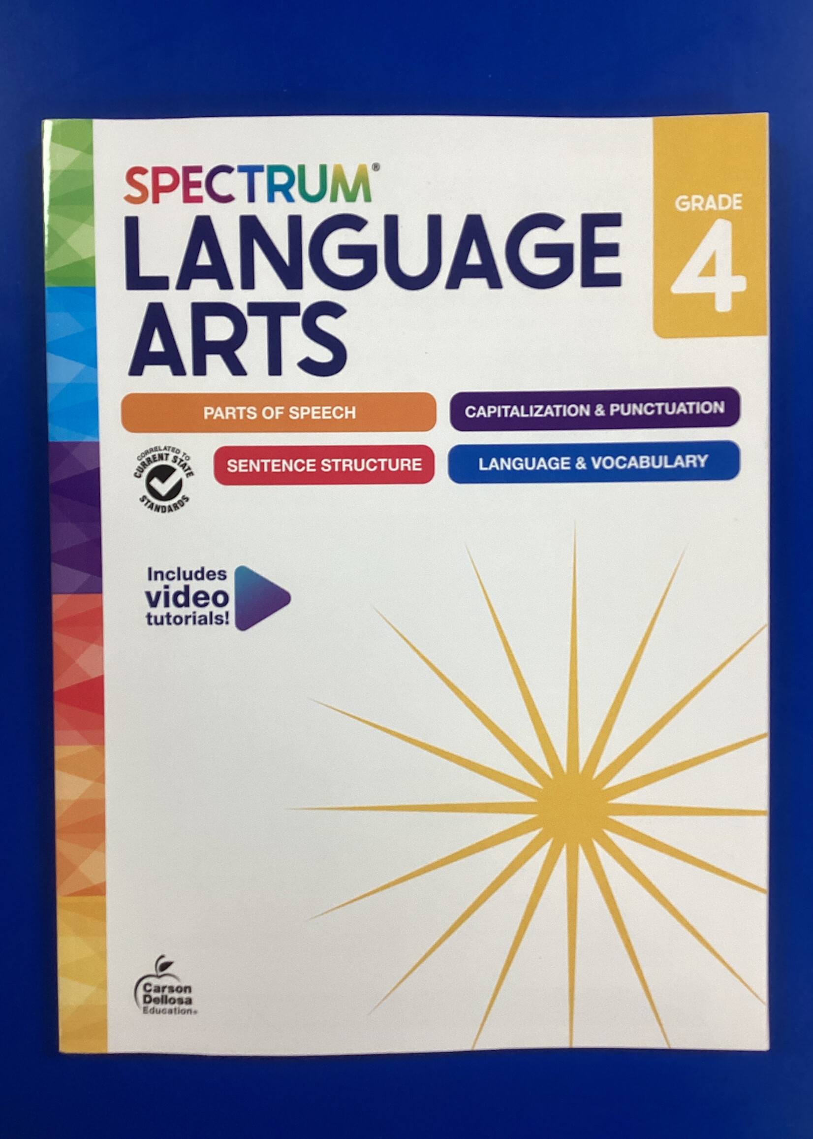 Spectrum Language Arts 4 with Video Tutorials