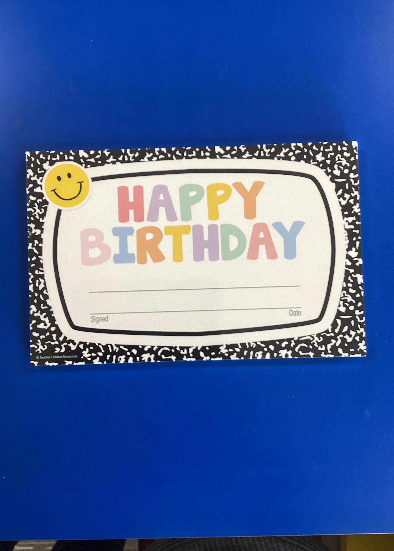 Cool For School Happy Birthday Awards 30pk
