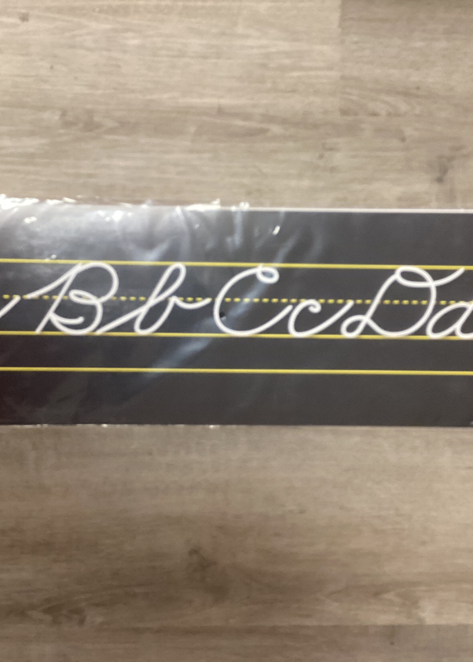 Traditional Cursive Alphabet Line