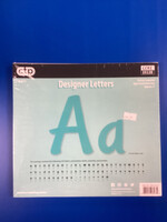 Stylish Turquoise 4" Letters 235pc