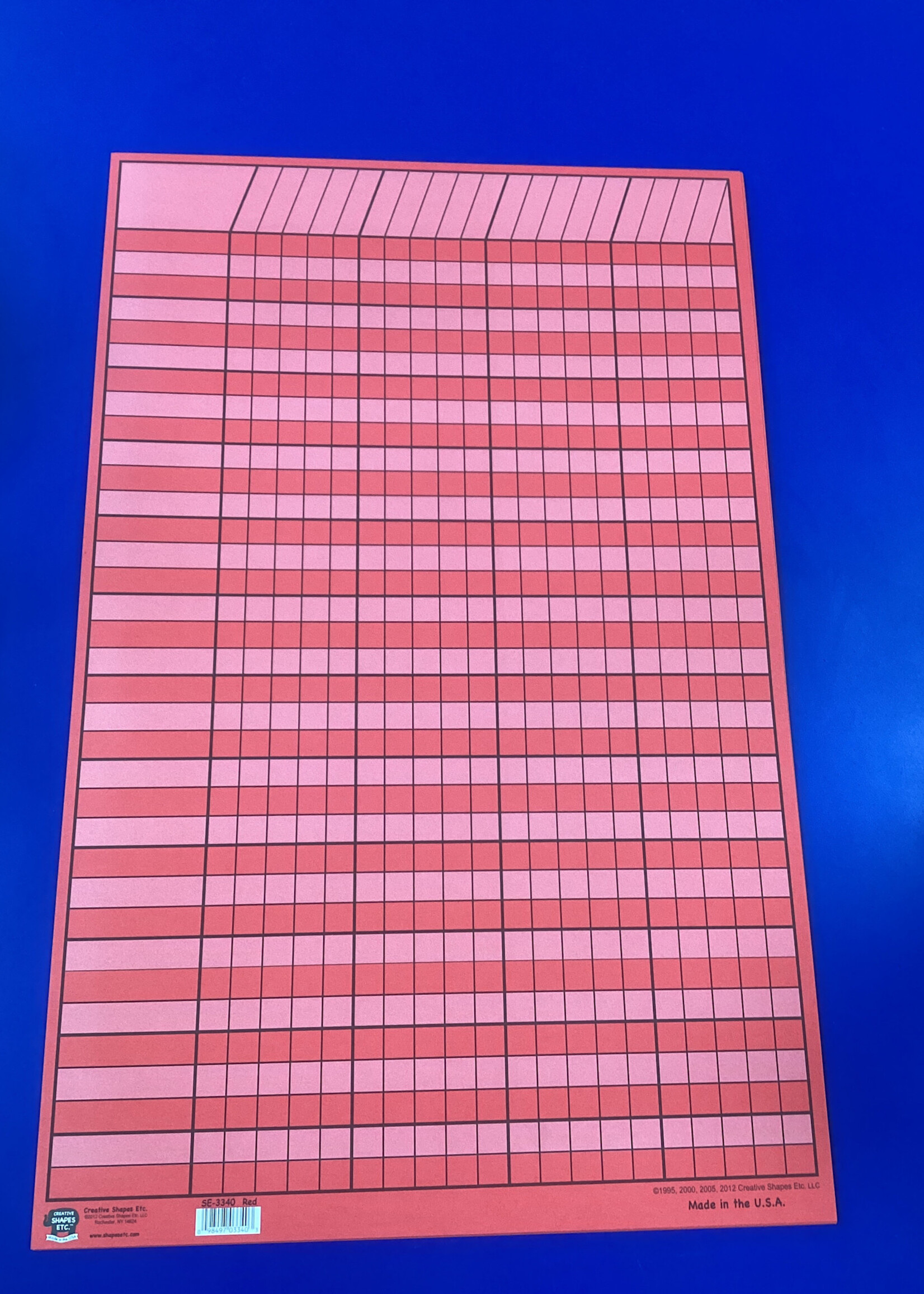 Small Red Incentive Chart