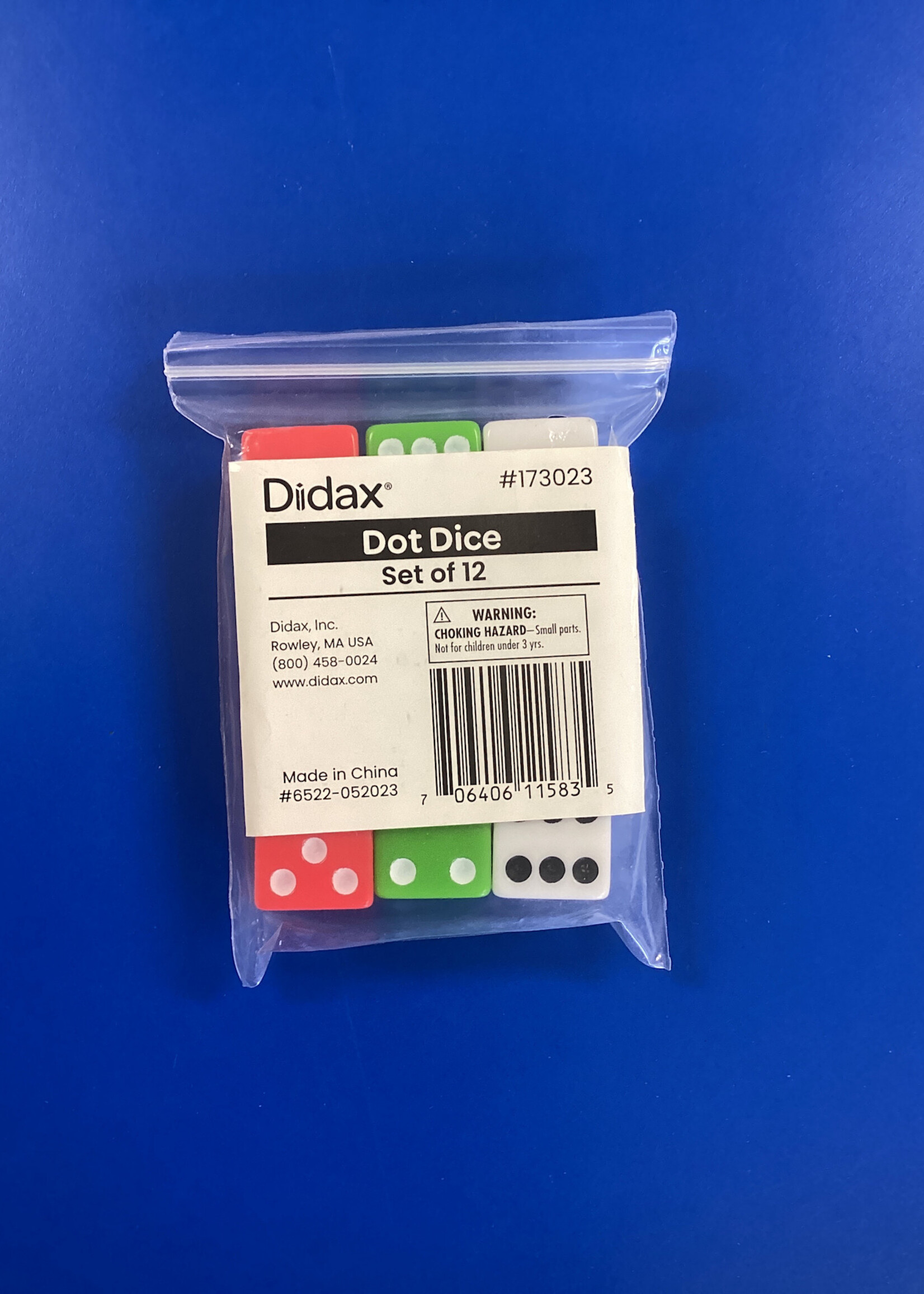 Set of 12 Dot Dice