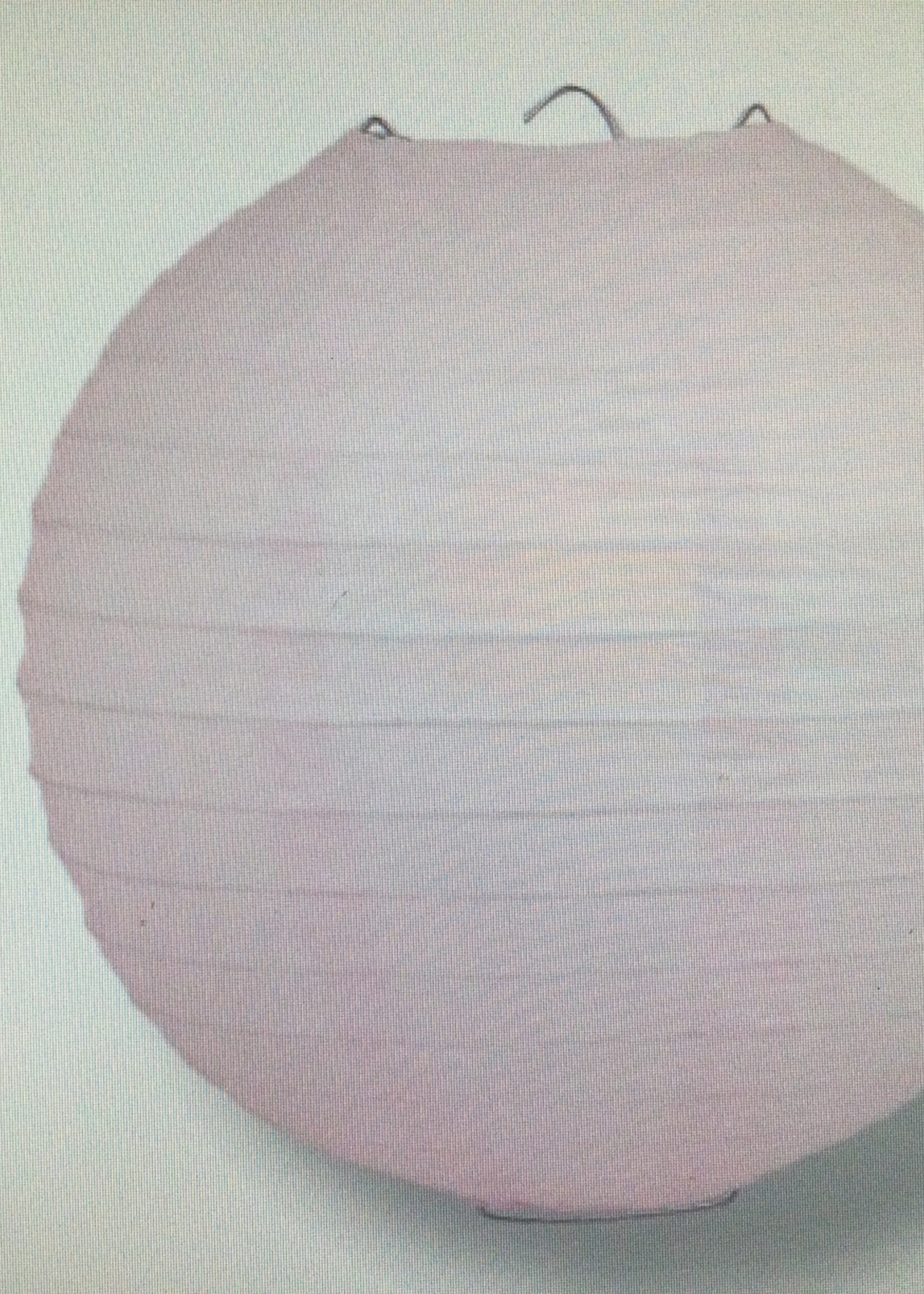 10" Pink Hanging Lantern