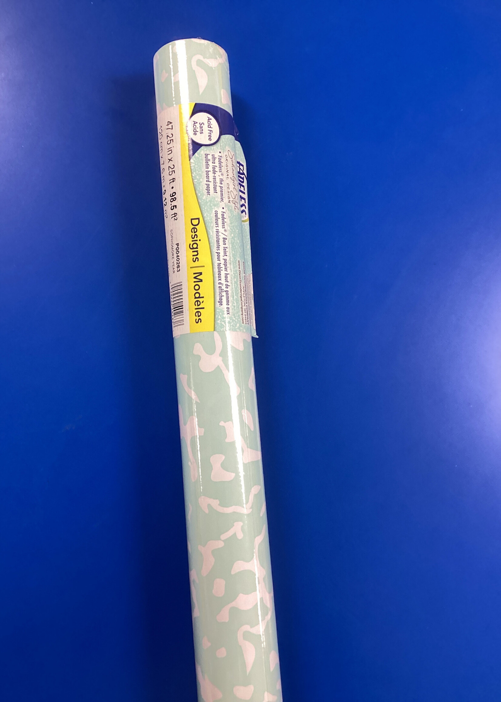 Schoolgirl Style Sophomore Year Fadeless Bulletin Board Paper 4'x25'