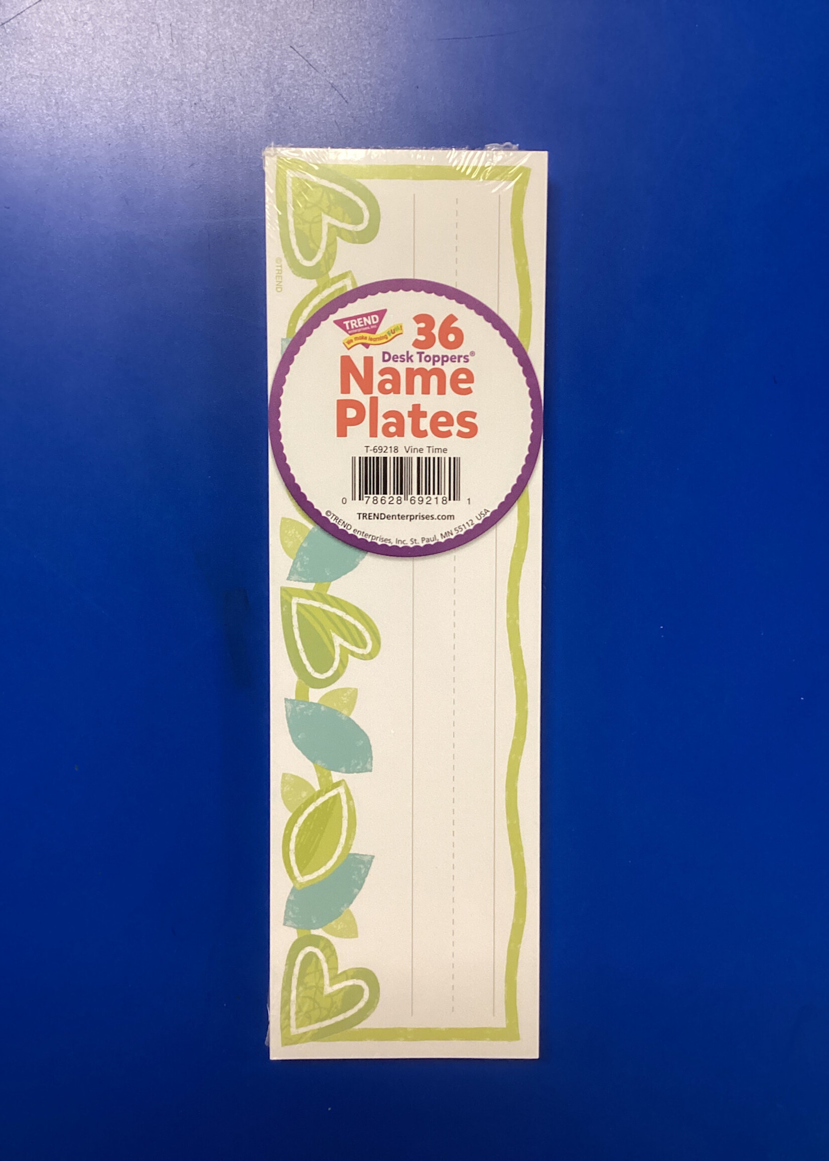 Vine Time Name Plates 36pk