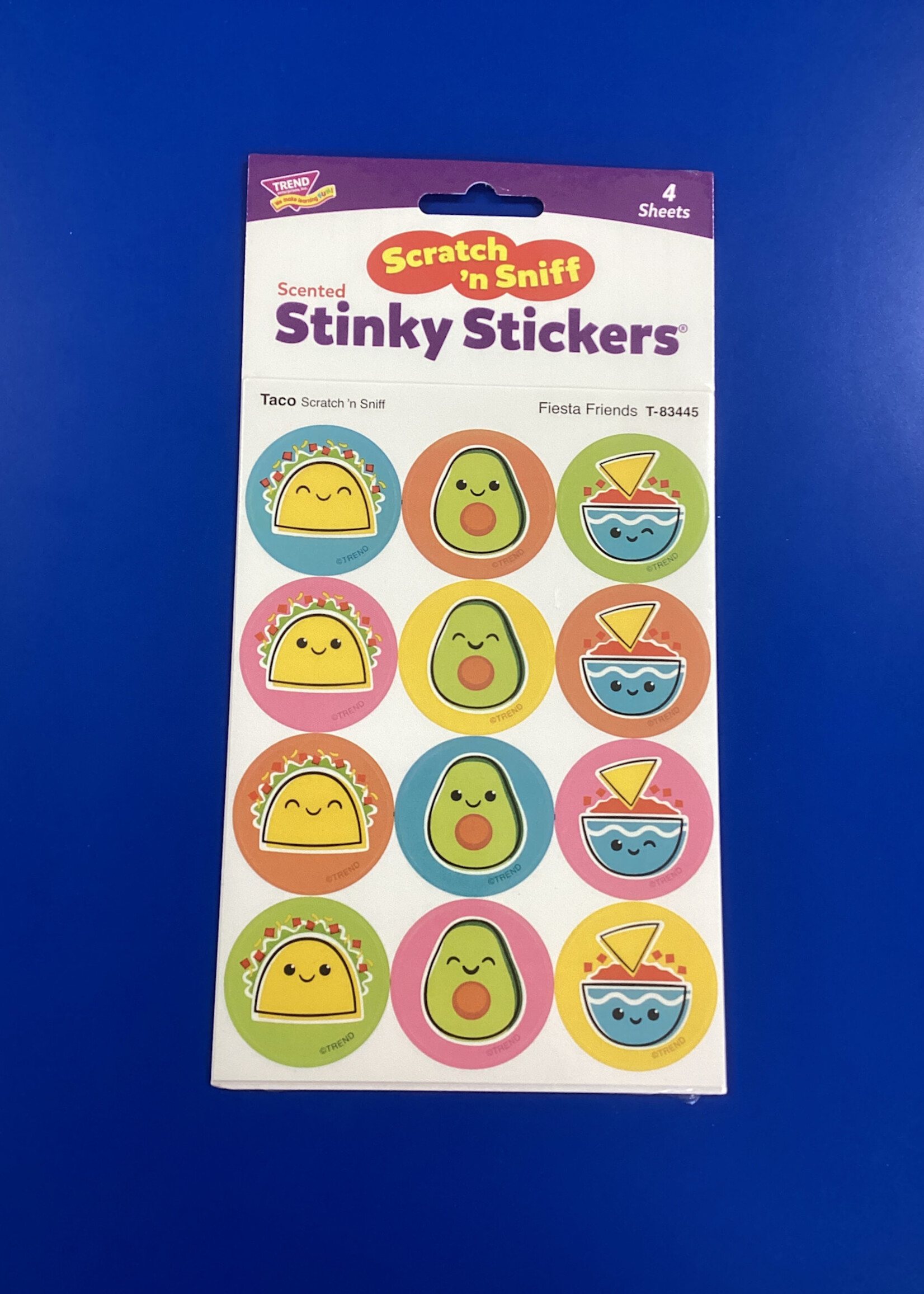 Fiesta Friends, Taco scent Scratch 'n Sniff Stinky Stickers