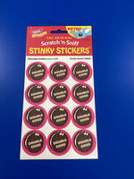 Double Good Chocolate Cookie Retro Scratch 'n Sniff Stinky Stickers 2 sheets