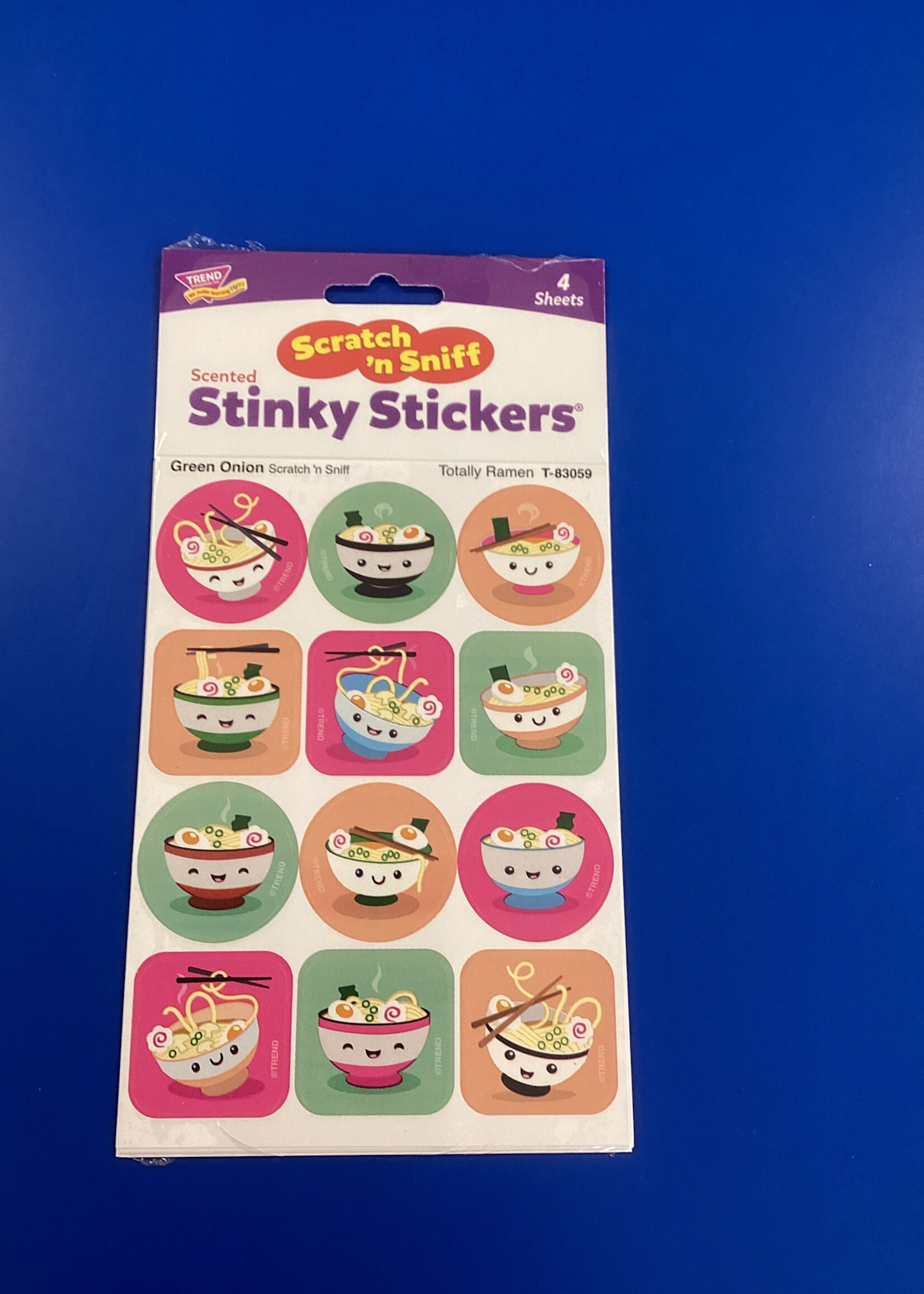 Totally Ramen, Green Onion scent Scratch 'n Sniff Stinky Stickers