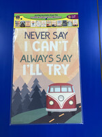 Moving Mountains Road Trip Positive Sayings Small Posters 12pc