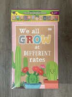 Happy Cactus Crew Positive Sayings Small Posters 12pc